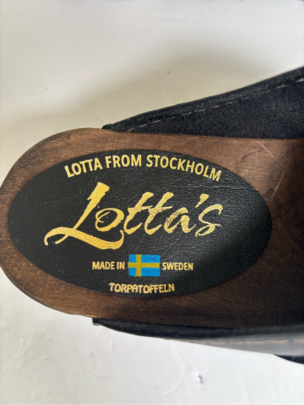 Lotta From Stockholm Black Clogs Size EU 38 - Picture 8 of 8